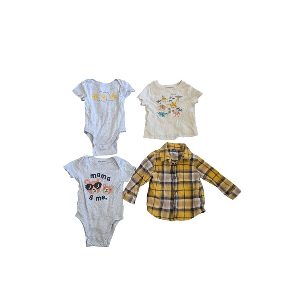 Old Navy Boys 12-18 months Lot Of 4 - Picture 1 of 2